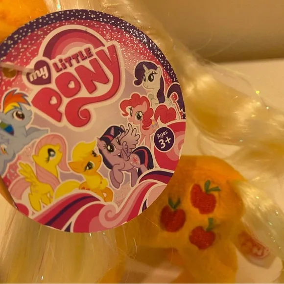 Apple Jack My Little Pony Orange and Yellow Stuffed Animal - Picture 12 of 12